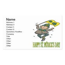 Happy Saint Patricks Day Business Card Templates
