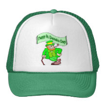 Happy Saint Patricks Day Mesh Hats
