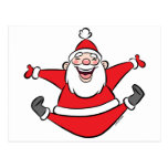Happy Santa Christmas Cards Post Card