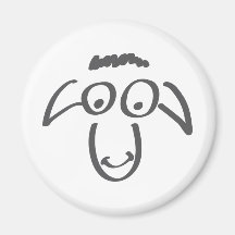 happy sheep fridge magnets