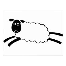 Happy Sheep Post Cards