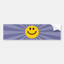 Happy Smiley Face Bumper Stickers