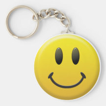 Happy Smiley Face Key Chains
