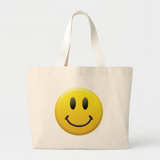 Happy Smiley Face Tote Bag