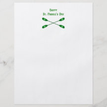 Happy St. Paddle's Kayak Personalised Flyer