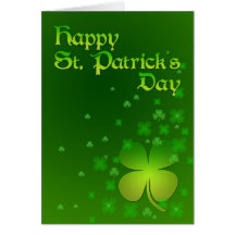Happy St Patrick's day card