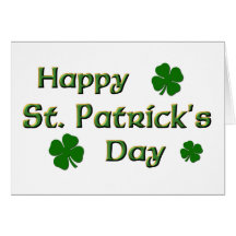 Happy St. Patrick's Day Greeting Card