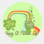 Happy St Patricks Day Round Sticker