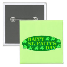 Happy St. Patty's Day Button