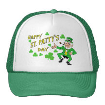 Happy St Patty's Day Mesh Hat