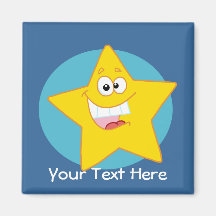 Happy Star (Customizable) Magnet