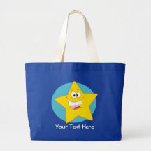Happy Star (Customizable) Tote Bag