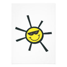 Happy Sun Personalized Invitations