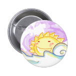 happy sun rise button buttons