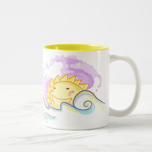 Happy sun rise coffee mugs