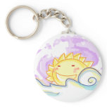 happy sun rise keychain keychains