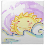 Happy sun rise napkin