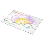 Happy sun rise placement place mats