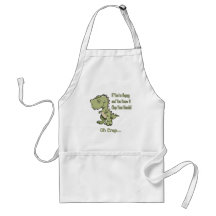 Happy T-Rex Aprons