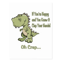 Happy T-Rex Postcards