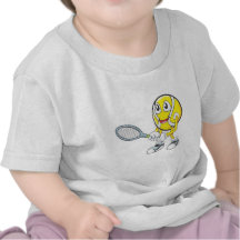 Happy Tennis Player T Shirts