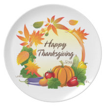 Happy Thanksgiving 5A Plate