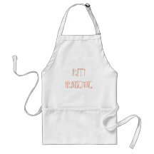 Happy Thanksgiving apron