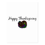Happy Thanksgiving (Art Deco Cornucopia) Postcards
