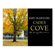 Happy Thanksgiving - Cades Cove Autumn Postcards