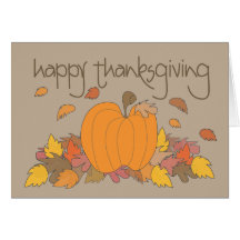 Happy Thanksgiving! Greeting Card