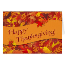 Happy Thanksgiving Note Card