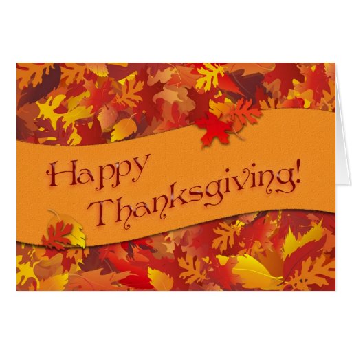 Happy Thanksgiving Note Card