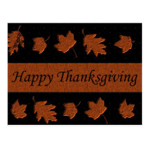 Happy Thanksgiving Postcard