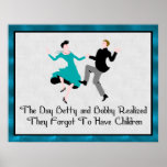 Happy To Be Child Free Poster