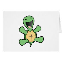 Happy Turtle Greeting Card