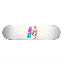 Happy Valentines Day Dinosaur Love Skateboard Deck