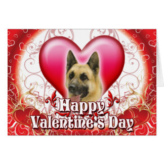 Happy Valentines Day German Shepherd Greeting Cards Happy Valentines Day German Shepherd Greeting Cards