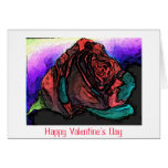 Happy Valentine's Day Rose Cards