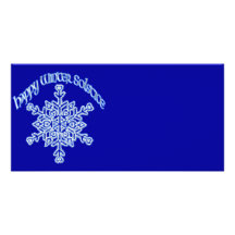 Happy Winter Solstice Custom Photo Card