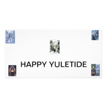 HAPPY YULTIDE CUSTOM PHOTO CARD