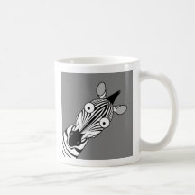 HAPPY ZEBRA COFFEE MUGS
