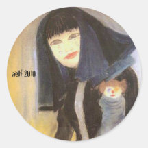 Harajuku Girl Sticker