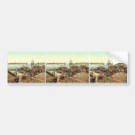 Harbour, Portsmouth, England classic Photochrom Bumper Sticker