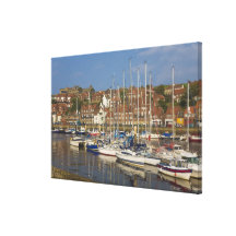 Harbour, Whitby, North Yorkshire, England Gallery Wrapped Canvas