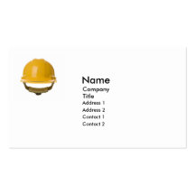 Hard Hat Business Card
