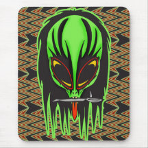 Hard Rock Alien Band Member Mousepads
