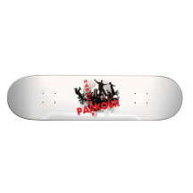 Hardcore Parkour Grunge City Skateboard