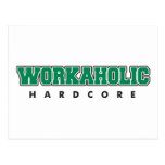 Hardcore Workaholic Postcards