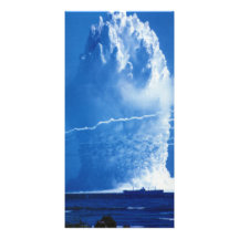 Hardtack Umbrella Underwater Nuclear Test 1958 Personalized Photo Card