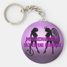 HARDWARE STORE BABE KEYCHAIN